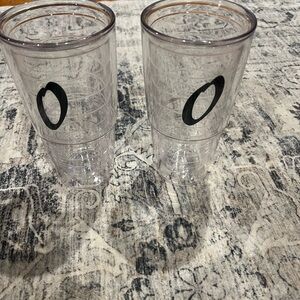 Tervis Clear Tumblers with Black Design